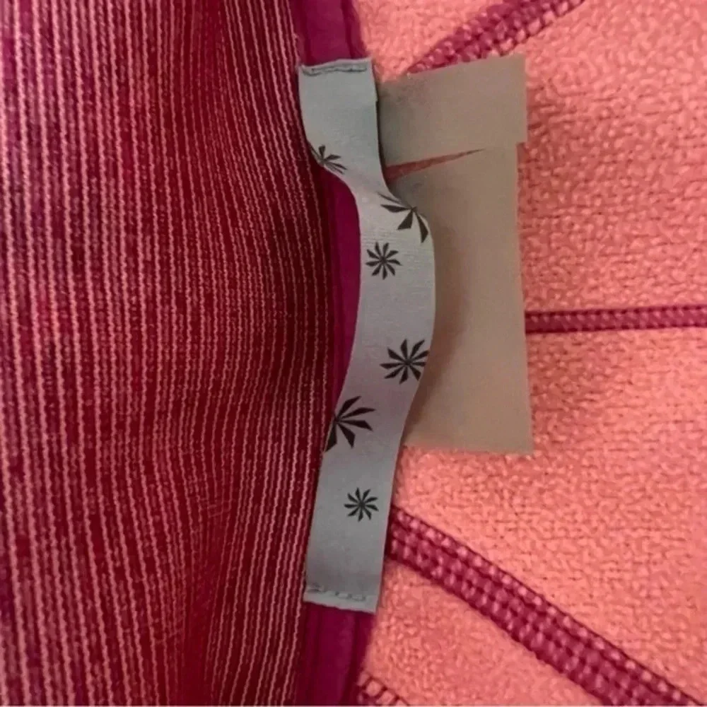 Athleta Zip-up Marron/Pink Hoodie